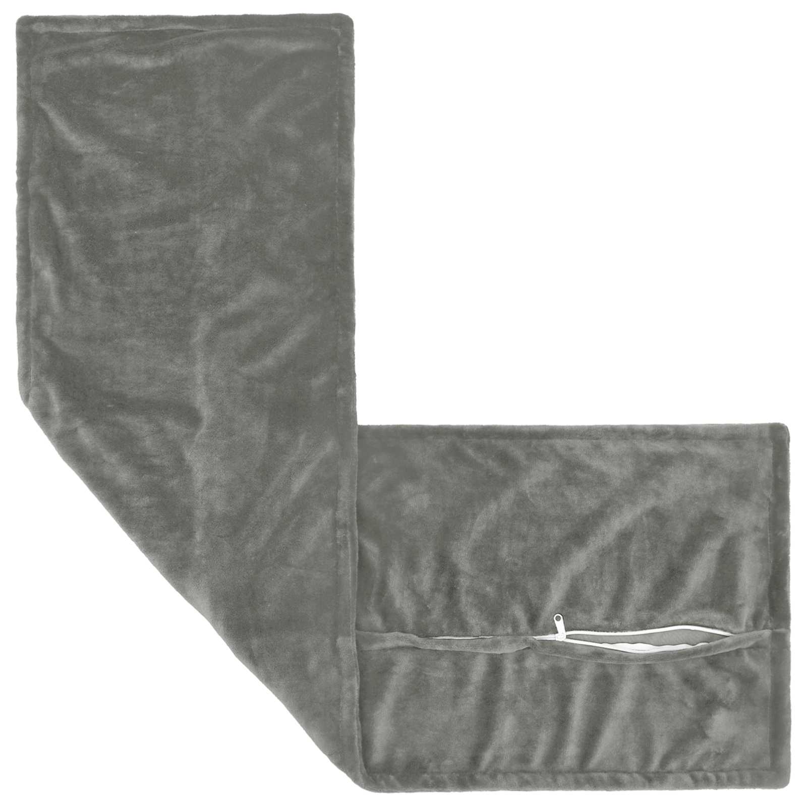 Párna huzat houten sötétszürke 40 x 145 cm flanell