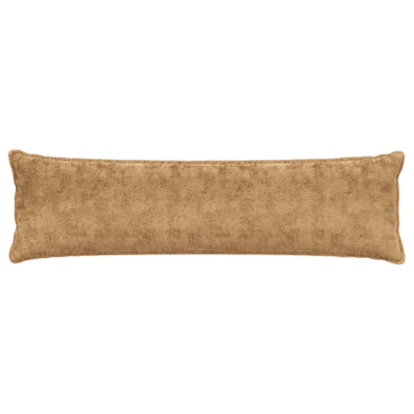 Párna huzat houten tópszínű 40 x 145 cm műnyúl szőr