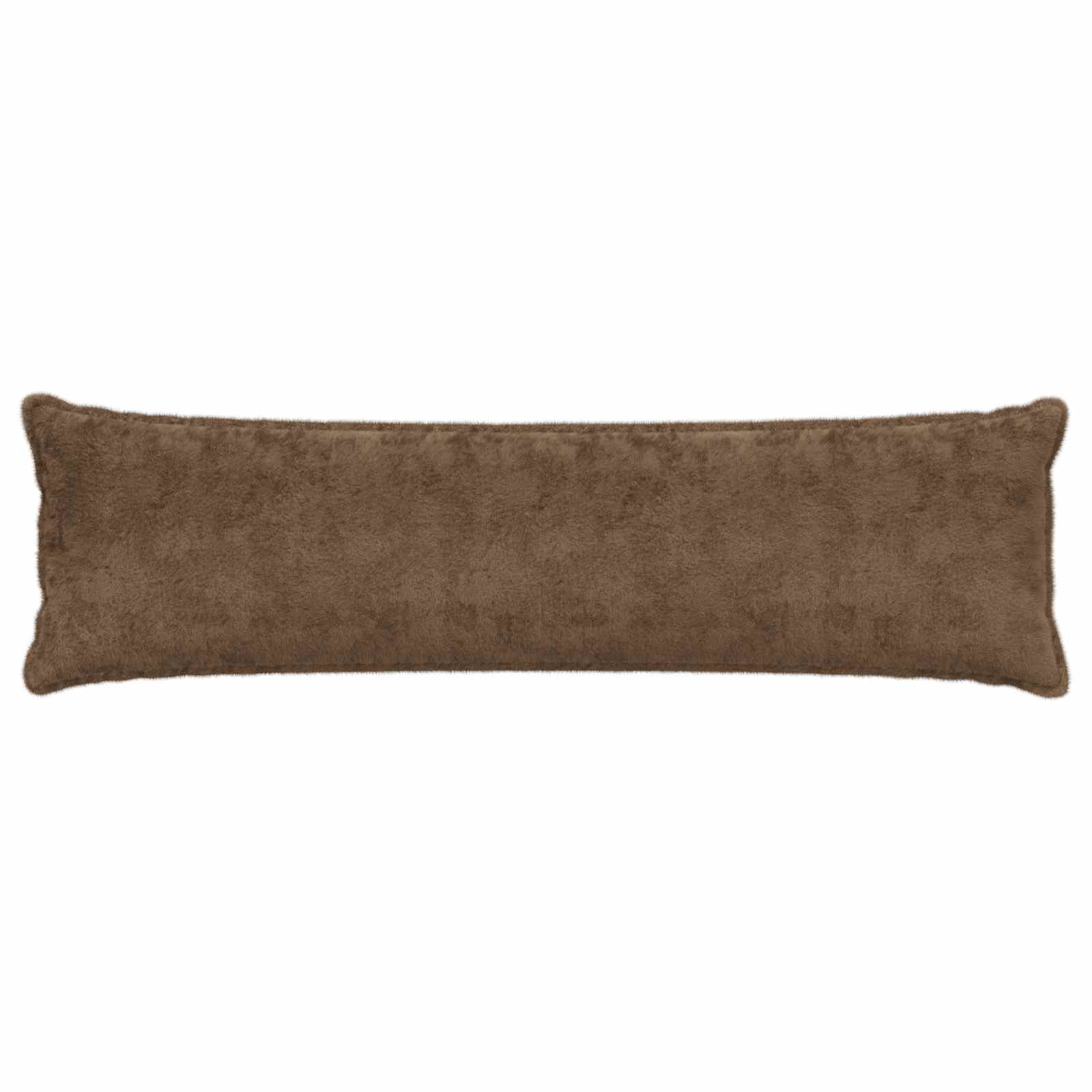 Párna huzat houten világos barna 40 x 145 cm műnyúl szőr