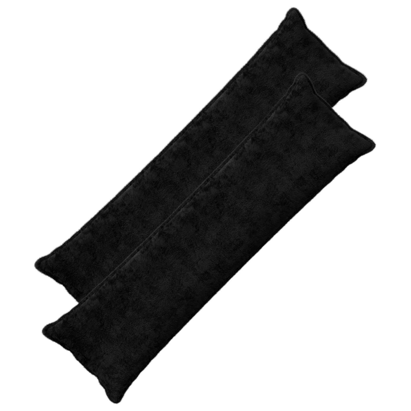 Párna huzat 2 db houten fekete 40 x 145 cm műnyúl szőr