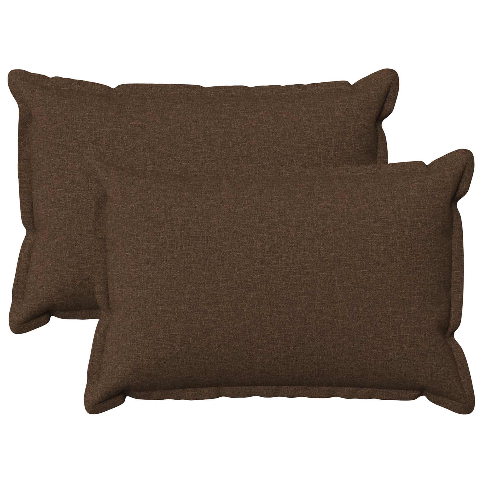 Párna huzat 2 pcs houten barna 40 x 60 cm műlenszövet