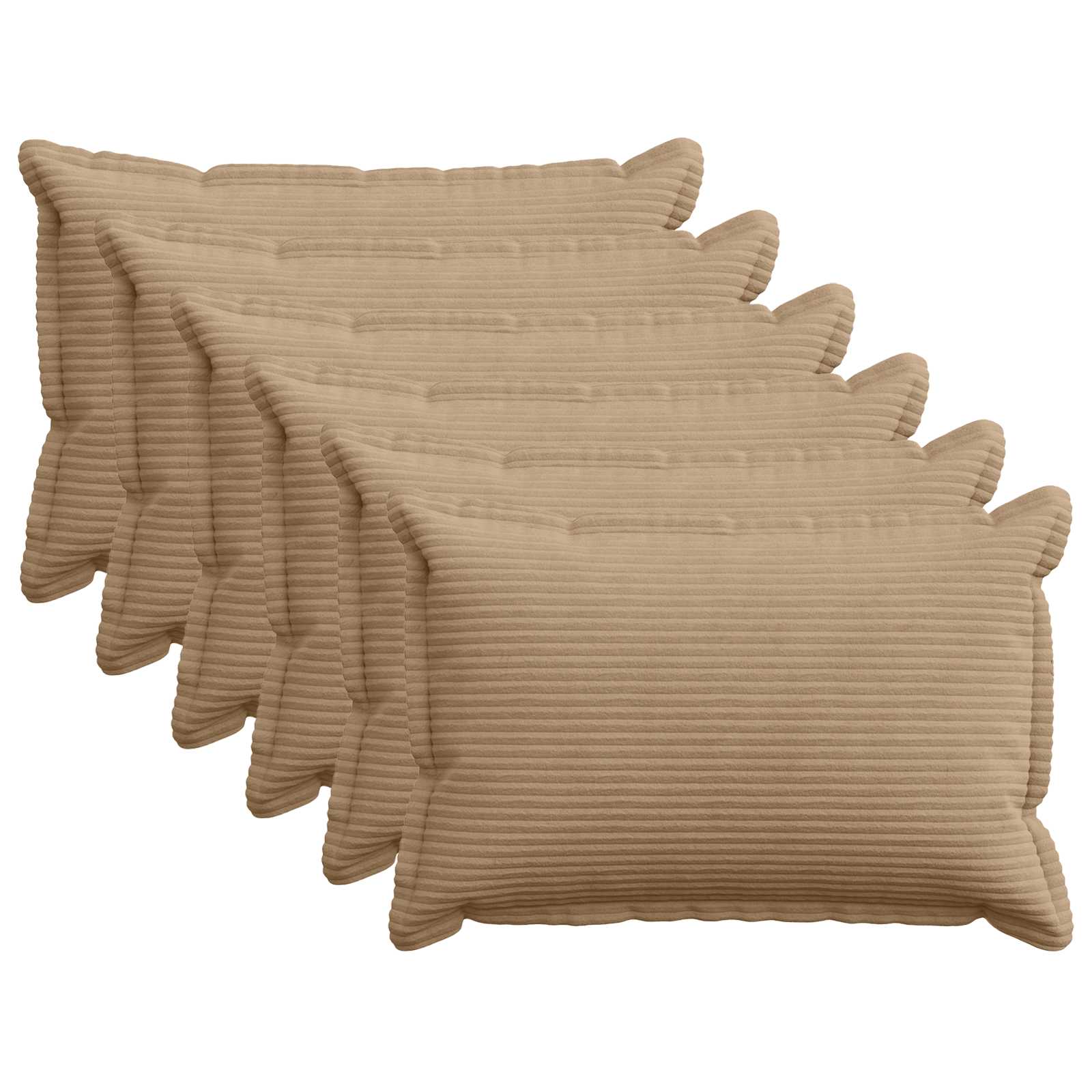 Párna huzat 6 db houten barna 40 x 60 cm cord