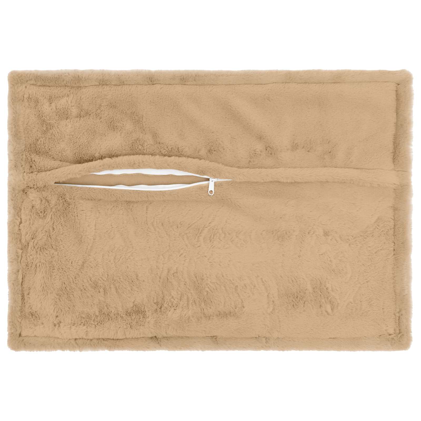 Párna huzat 6 db houten krémszínű 40 x 60 cm műnyúl szőr