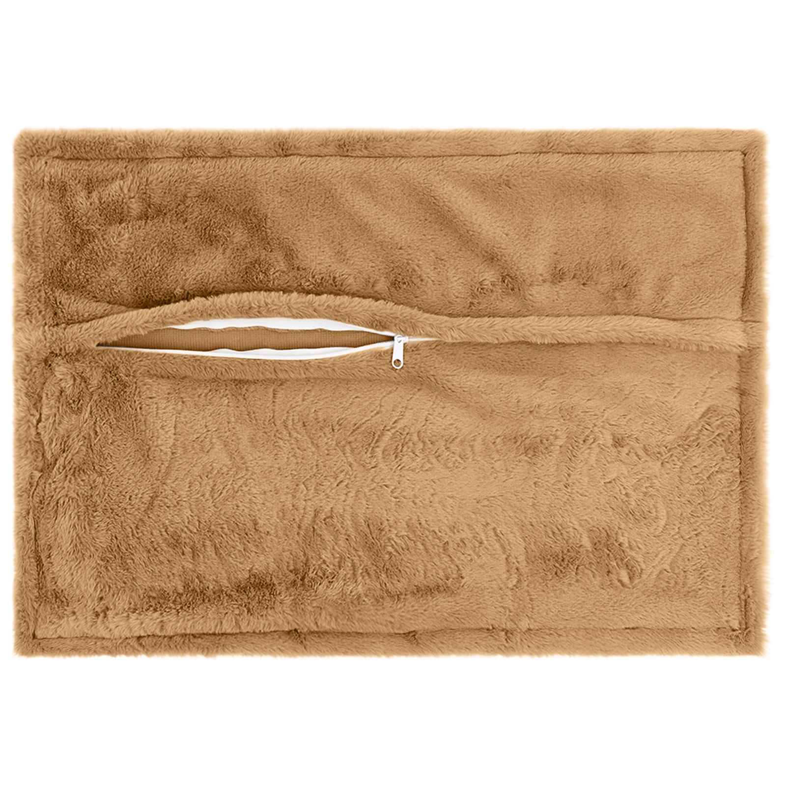 Párna huzat 6 db houten tópszínű 40 x 60 cm műnyúl szőr