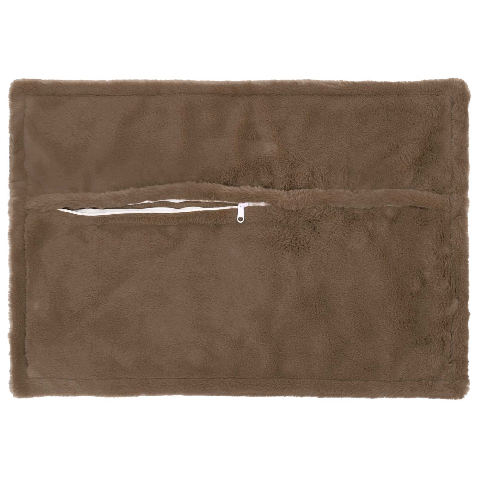 Párna huzat 6 db houten világos barna 40 x 60 cm műnyúl szőr