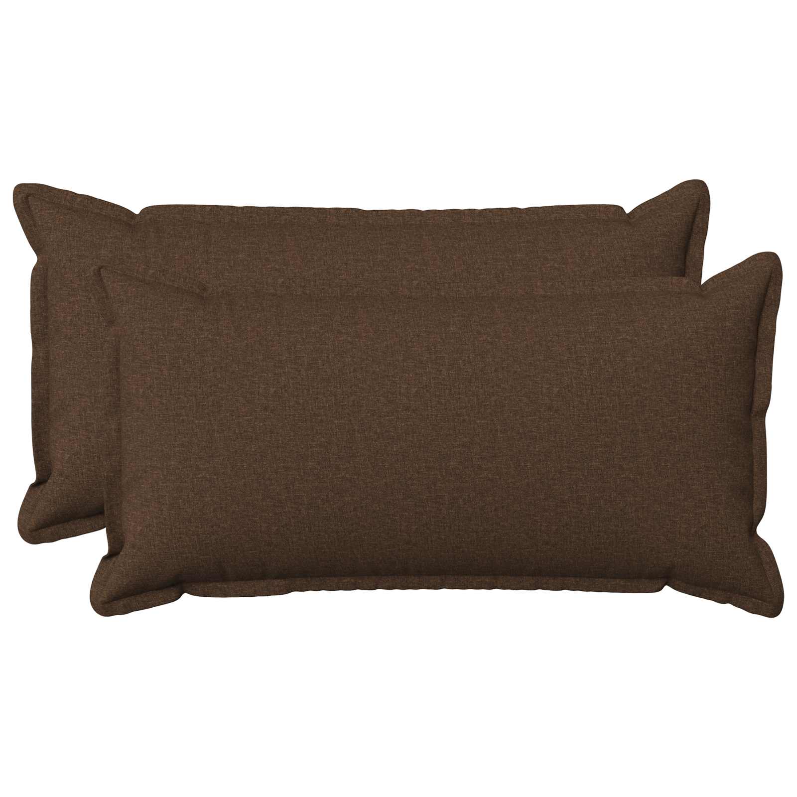 Párna huzat 2 pcs houten barna 40 x 70 cm műlenszövet