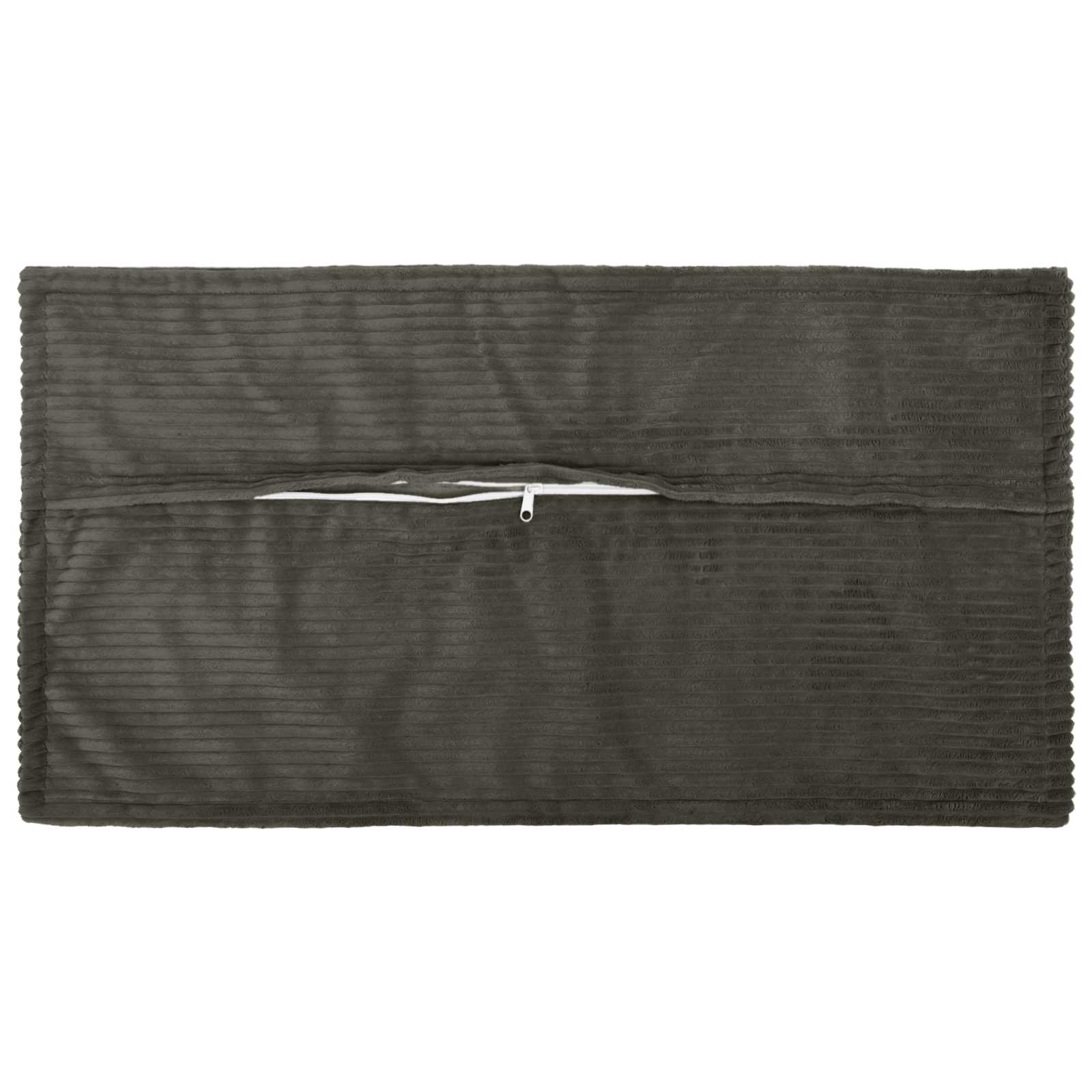 Párna huzat 2 db houten antracitszürke 40 x 70 cm cord