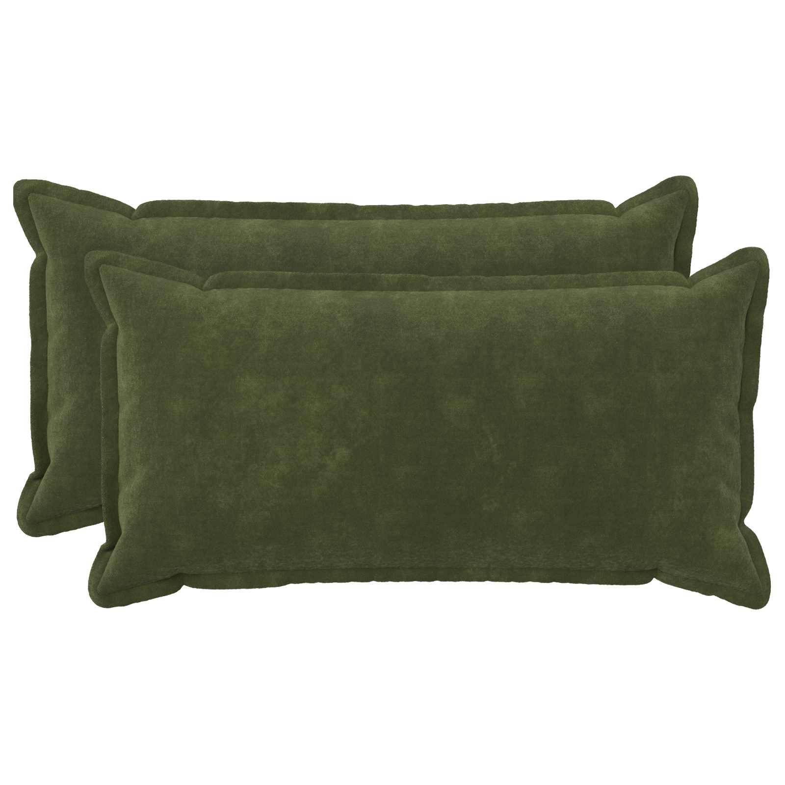 Párna huzat 2 pcs houten zöld 40 x 70 cm mikroszálas plüss