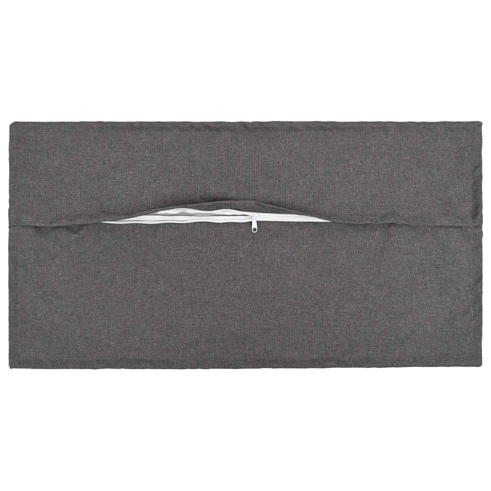 Párna huzat 2 pcs houten világosszürke 40 x 80 cm műlenszövet