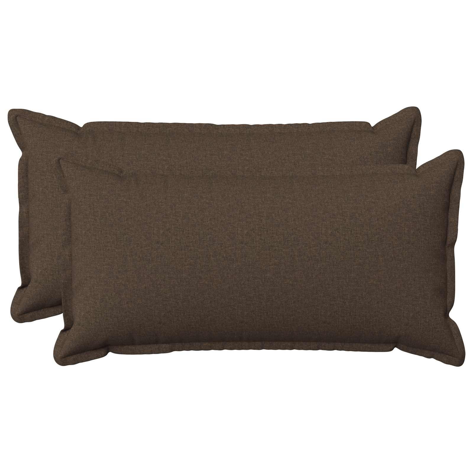 Párna huzat 2 pcs houten tópszínű 40 x 80 cm műlenszövet