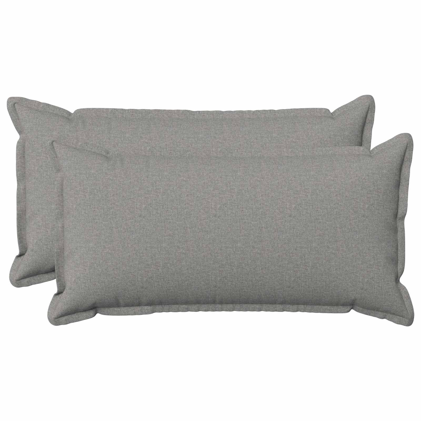 Párna huzat 2 pcs houten felhőszürke 40 x 80 cm műlenszövet