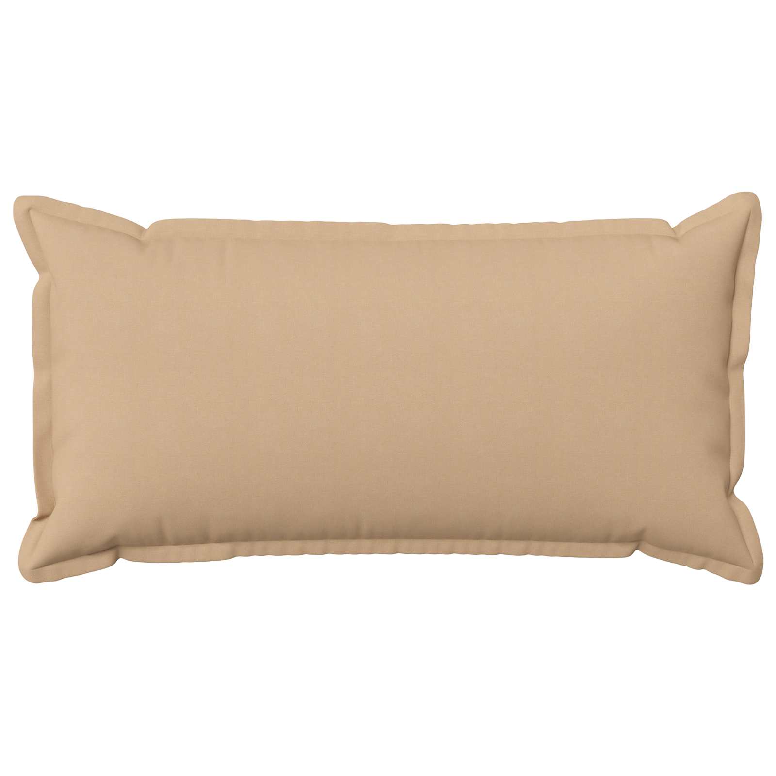 Párna huzat 6 pcs houten krémszínű 40 x 80 cm műlenszövet
