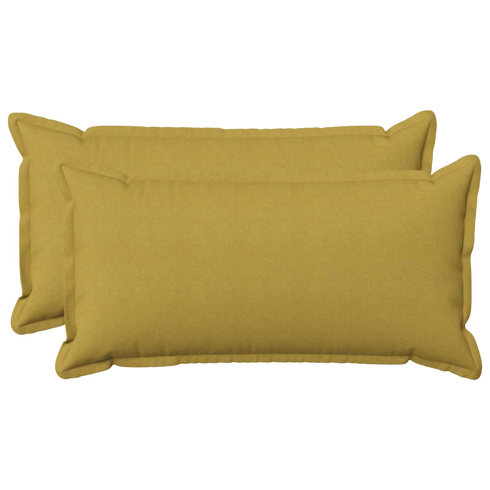 Párna huzat 2 pcs houten világos zöld 40 x 80 cm műlenszövet