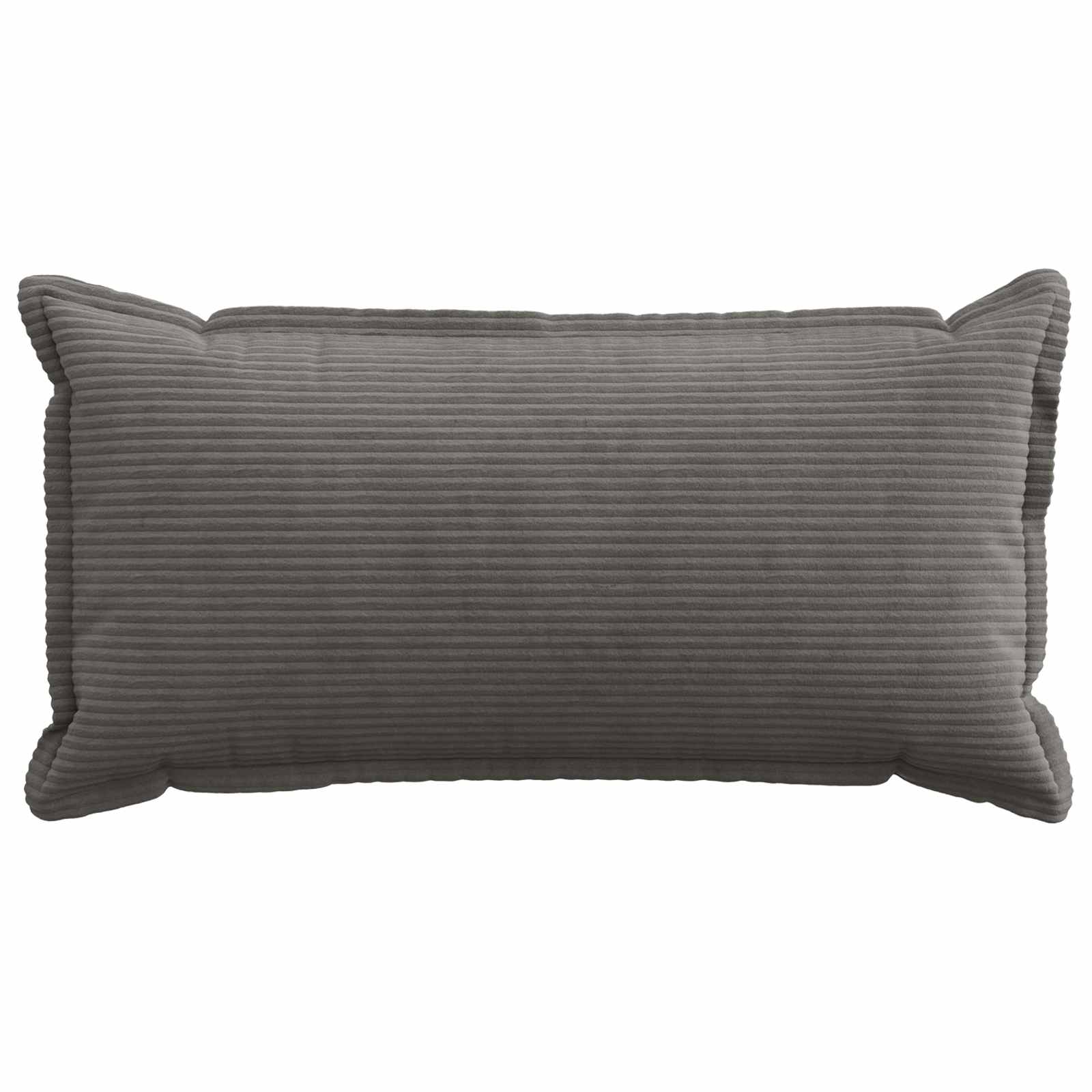 Párna huzat 6 db houten sötétszürke 40 x 80 cm cord
