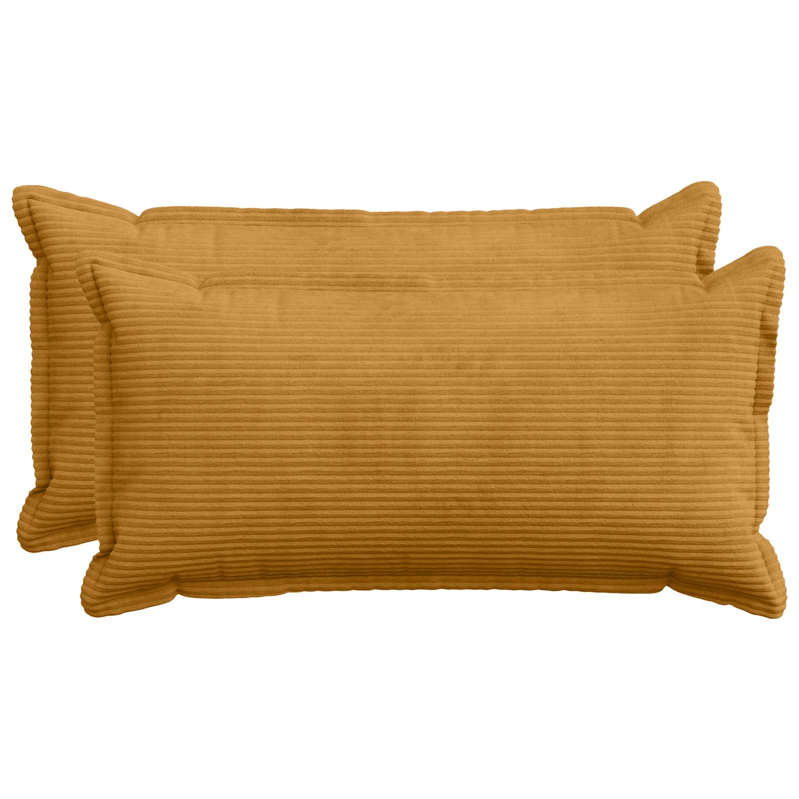 Párna huzat 2 db houten sárga 40 x 80 cm cord