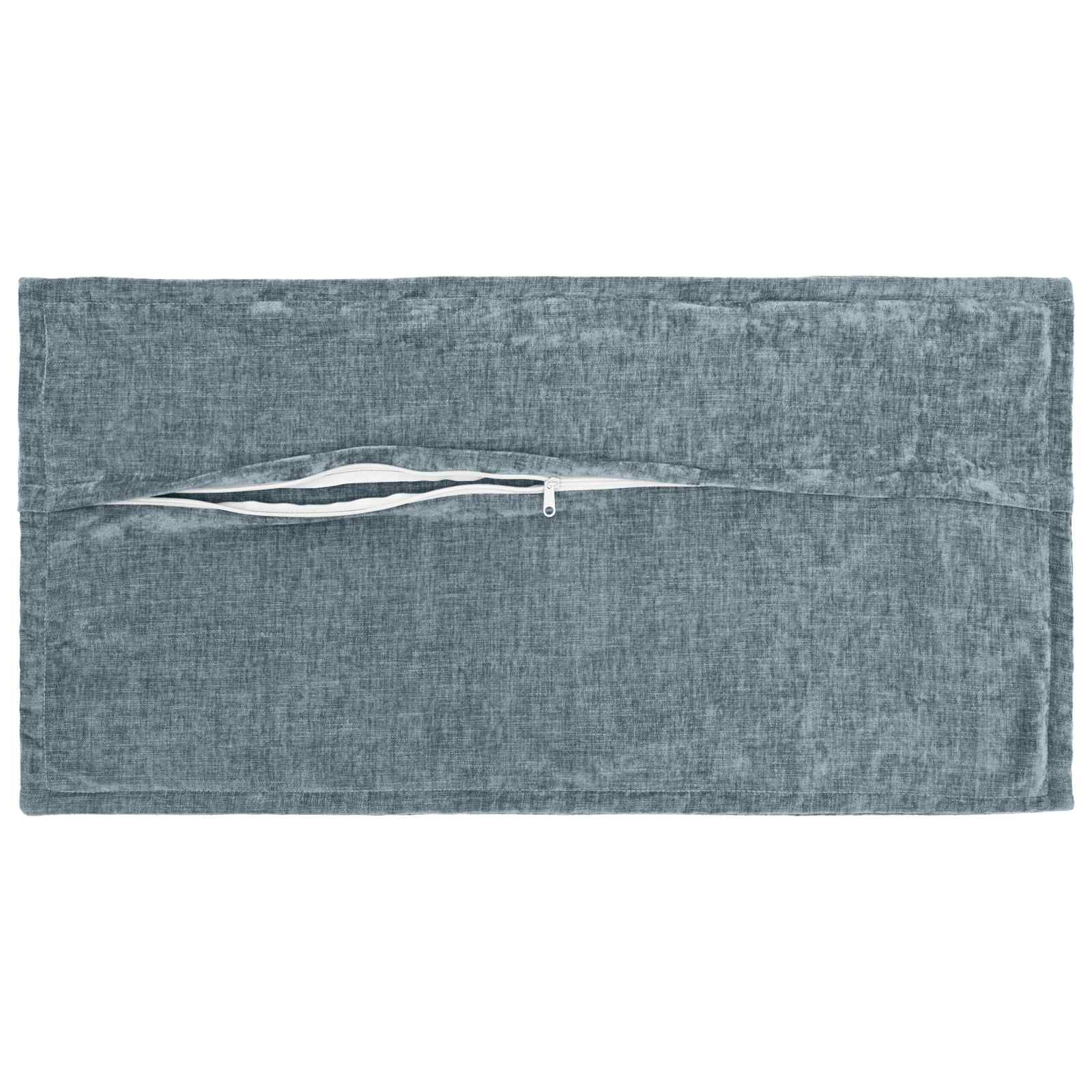 Párna huzat 12 pcs houten világoskék 40 x 80 cm chenille szövet