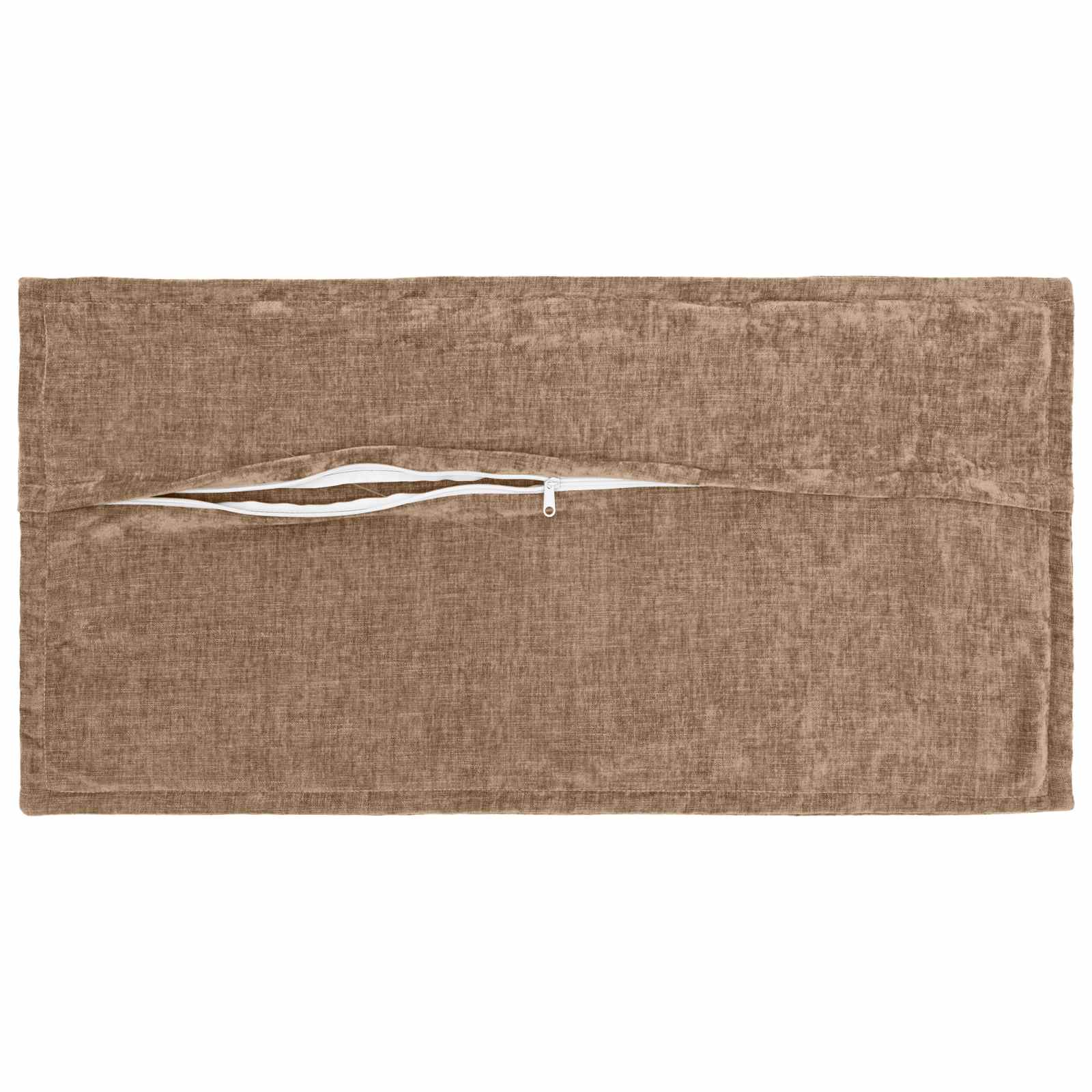 Párna huzat 2 pcs houten barna 40 x 80 cm chenille szövet
