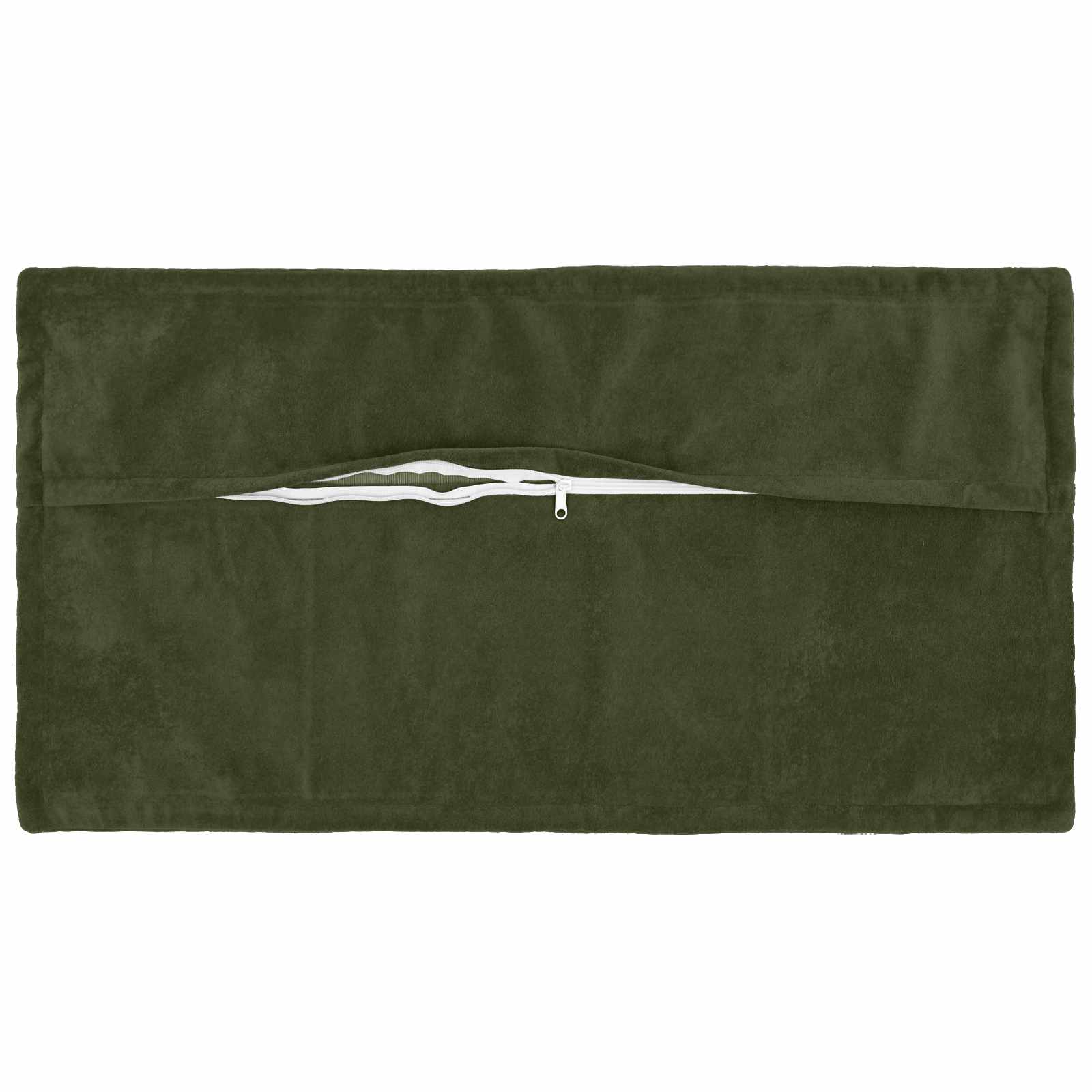 Párna huzat 2 pcs houten zöld 40 x 80 cm mikroszálas plüss