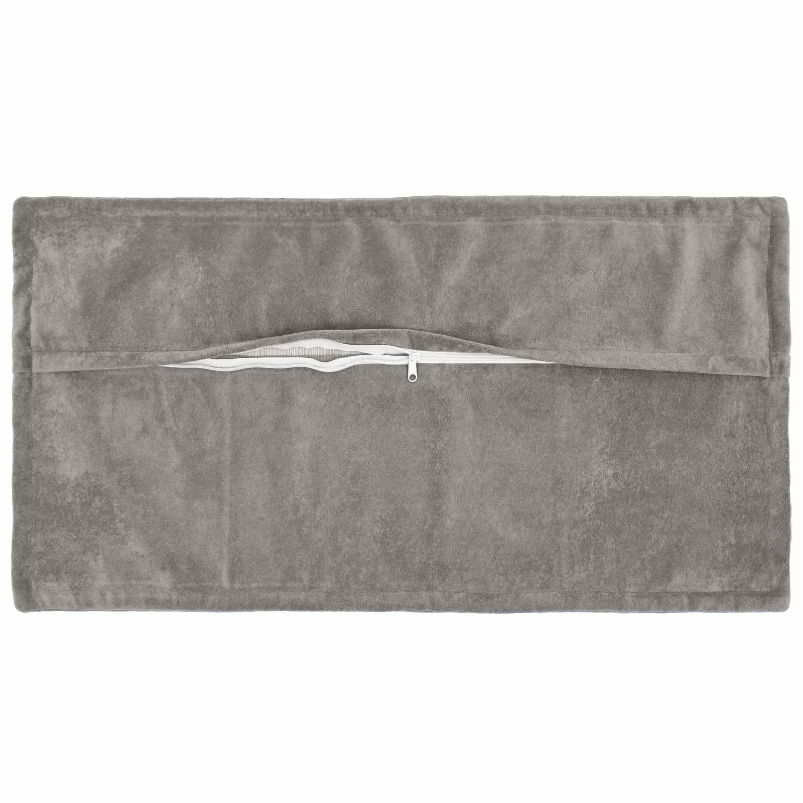 Párna huzat 2 pcs houten világosszürke 40 x 80 cm