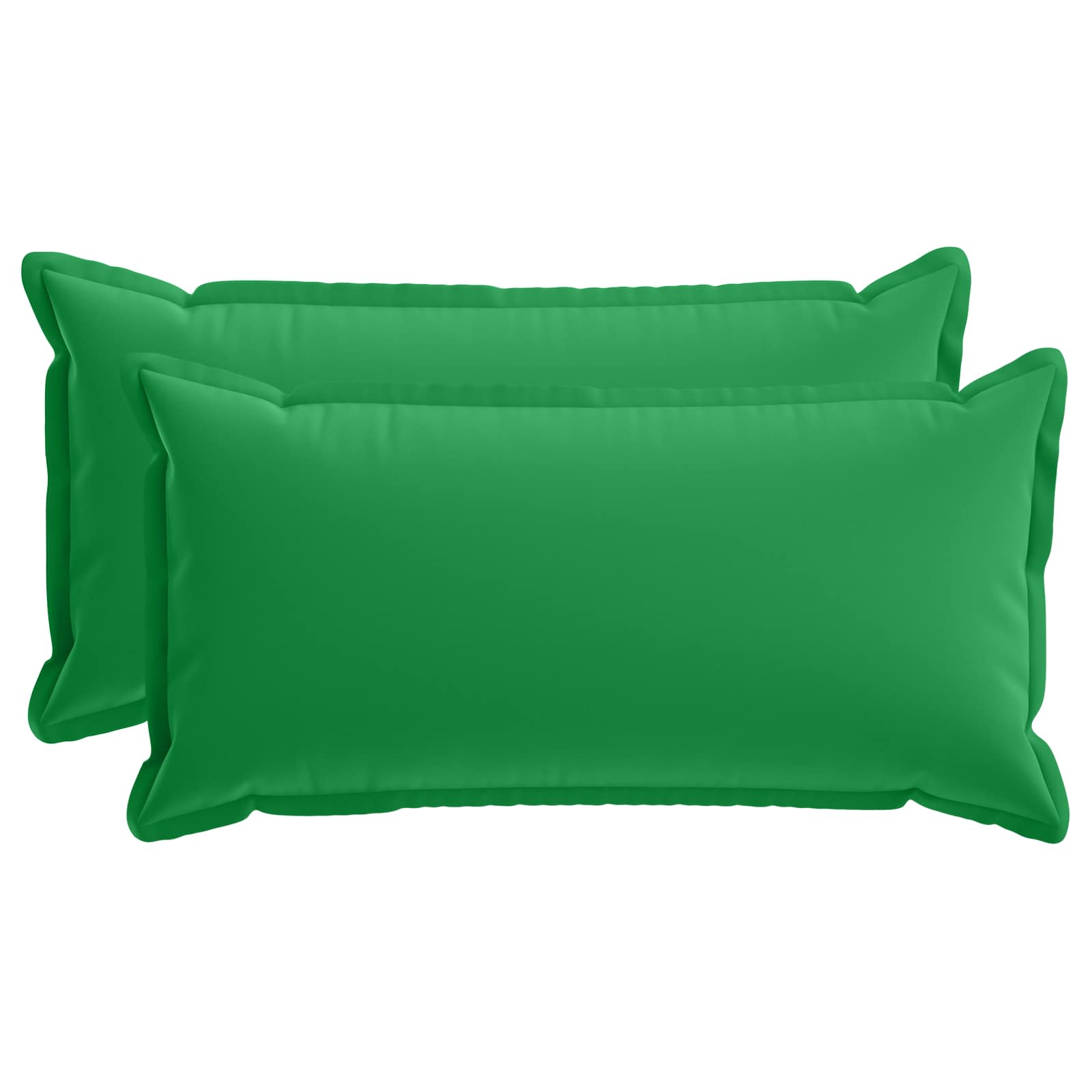 Párna huzat 2 db houten zöld 40 x 80 cm poliészter