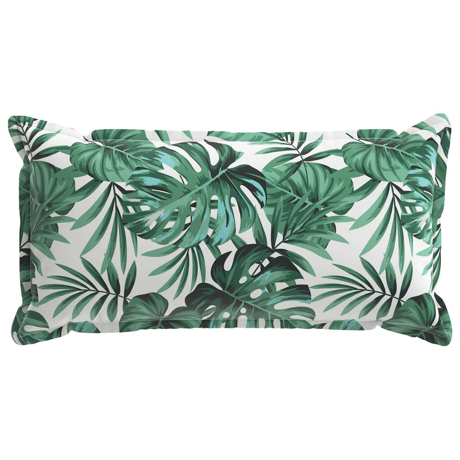 Párna huzat 2 db houten levélminta 40 x 80 cm poliészter