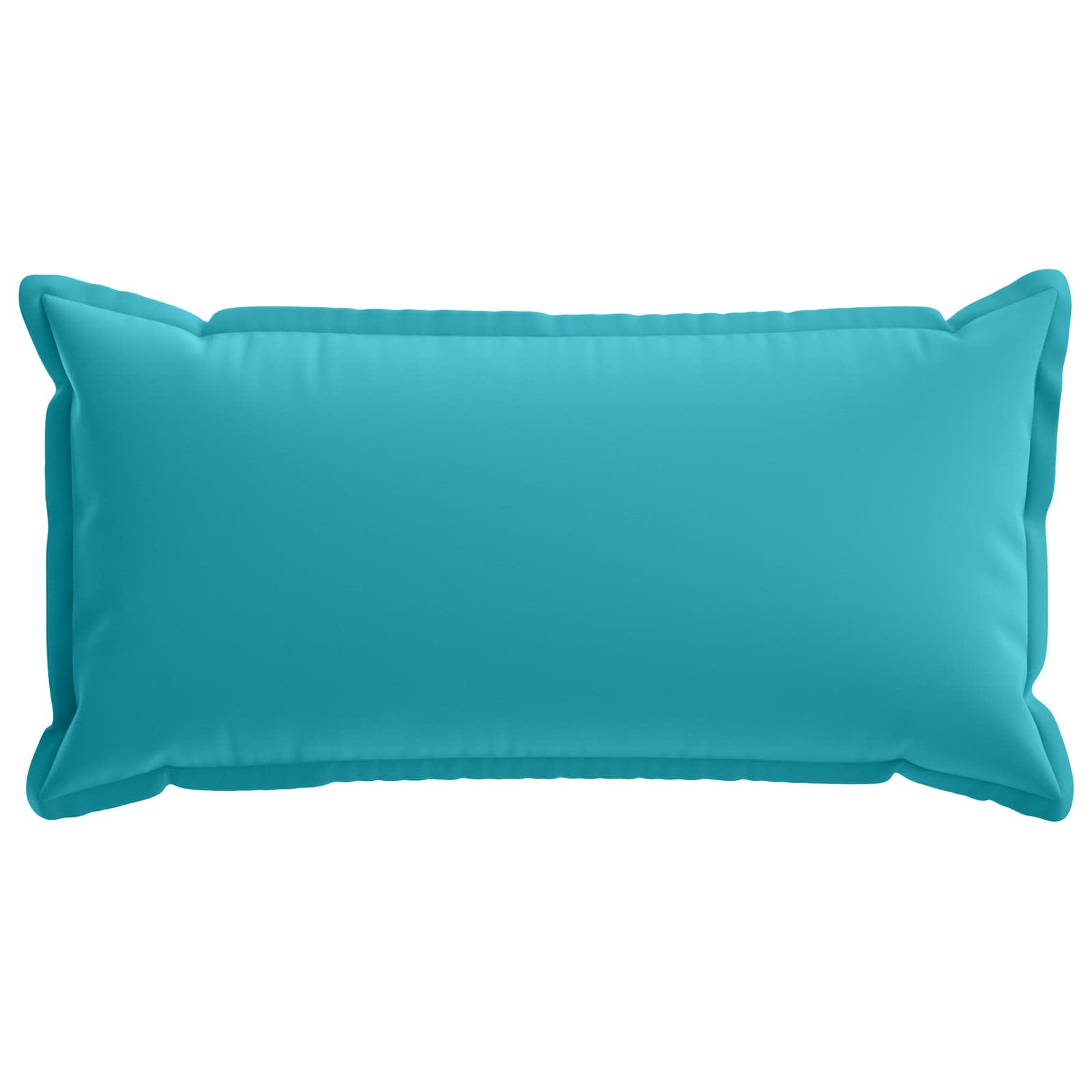 Párna huzat 12 db houten türkiz 40 x 80 cm poliészter