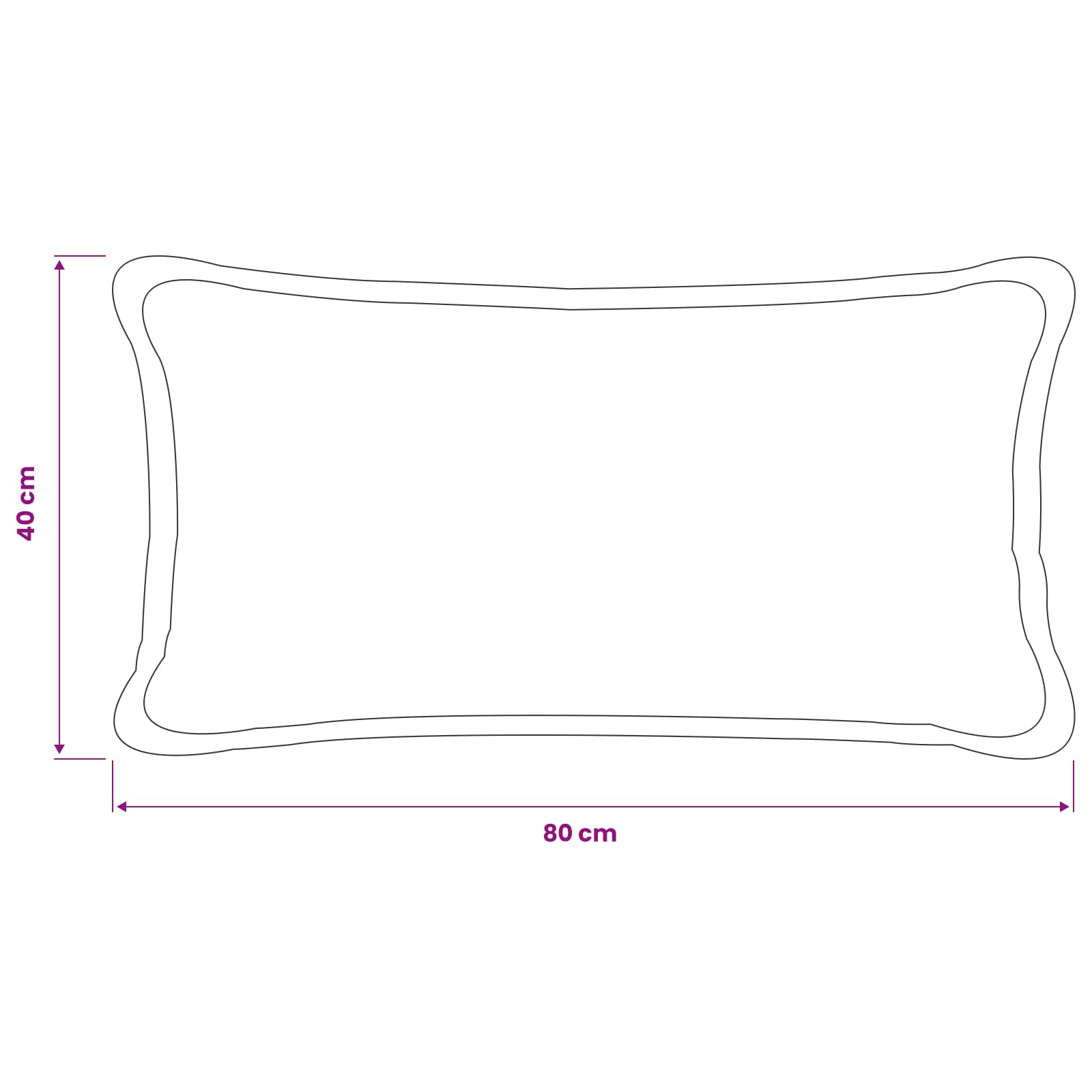Párna huzat 6 pcs houten sötétzöld 40 x 80 cm bouclé