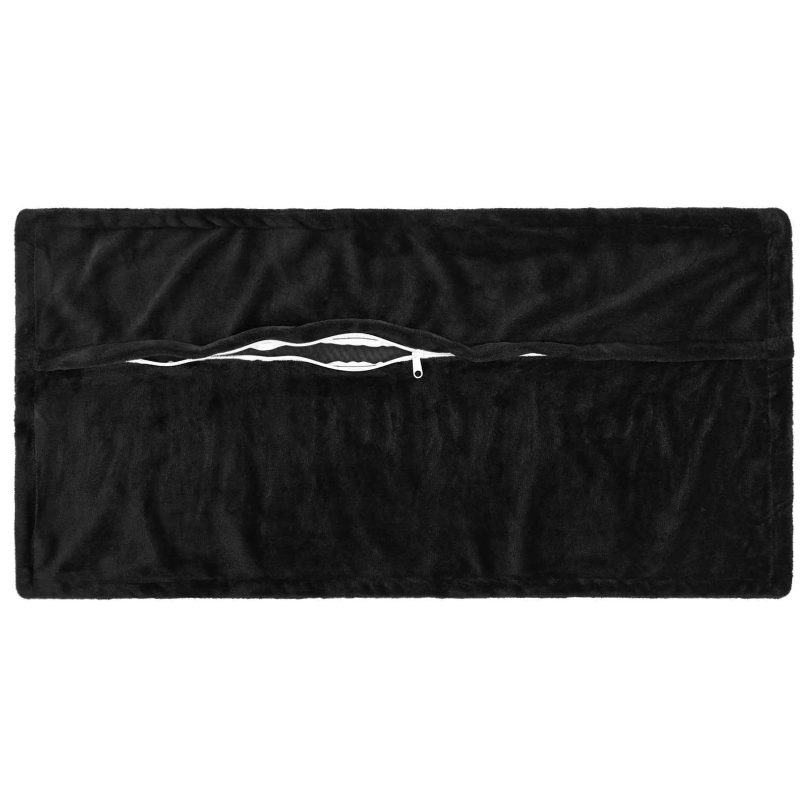 Párna huzat 2 pcs houten fekete 40 x 80 cm flanell