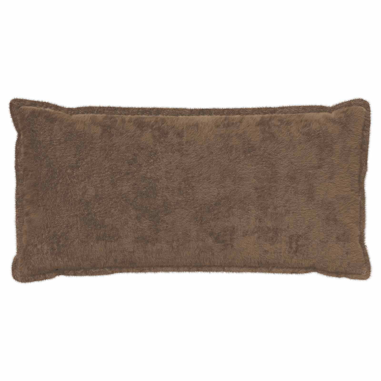 Párna huzat 2 db houten világos barna 40 x 80 cm műnyúl szőr