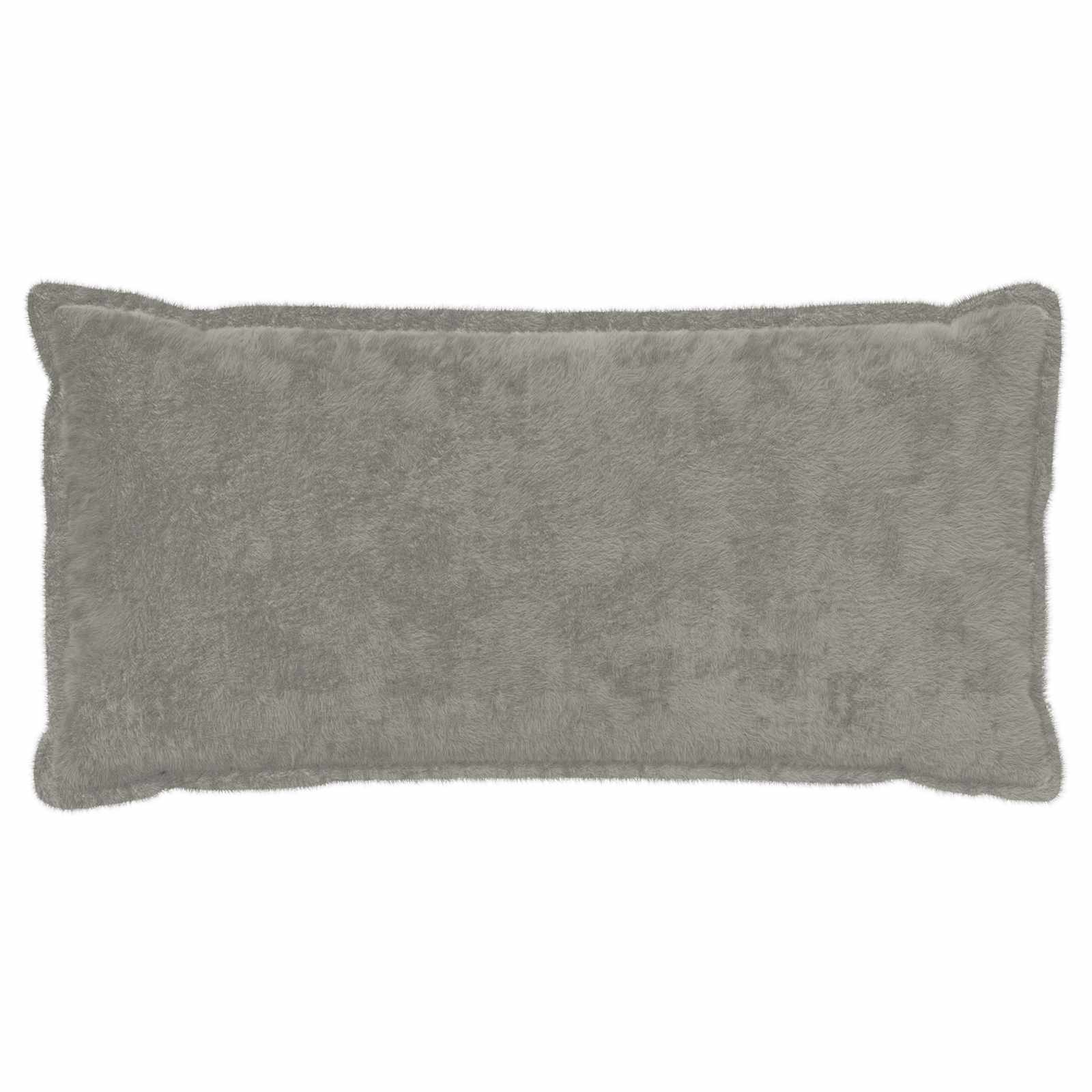 Párna huzat 2 db houten világosszürke 40 x 80 cm műnyúl szőr