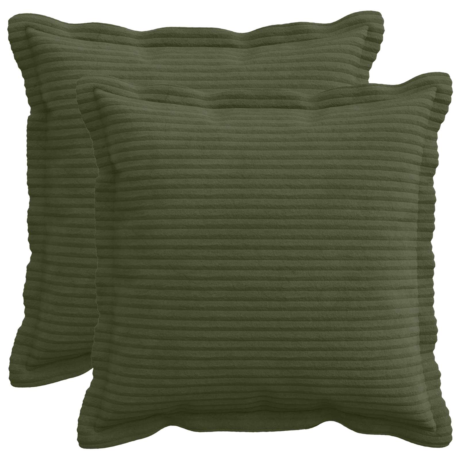 Párna huzat 2 db houten zöld 45 x 45 cm cord