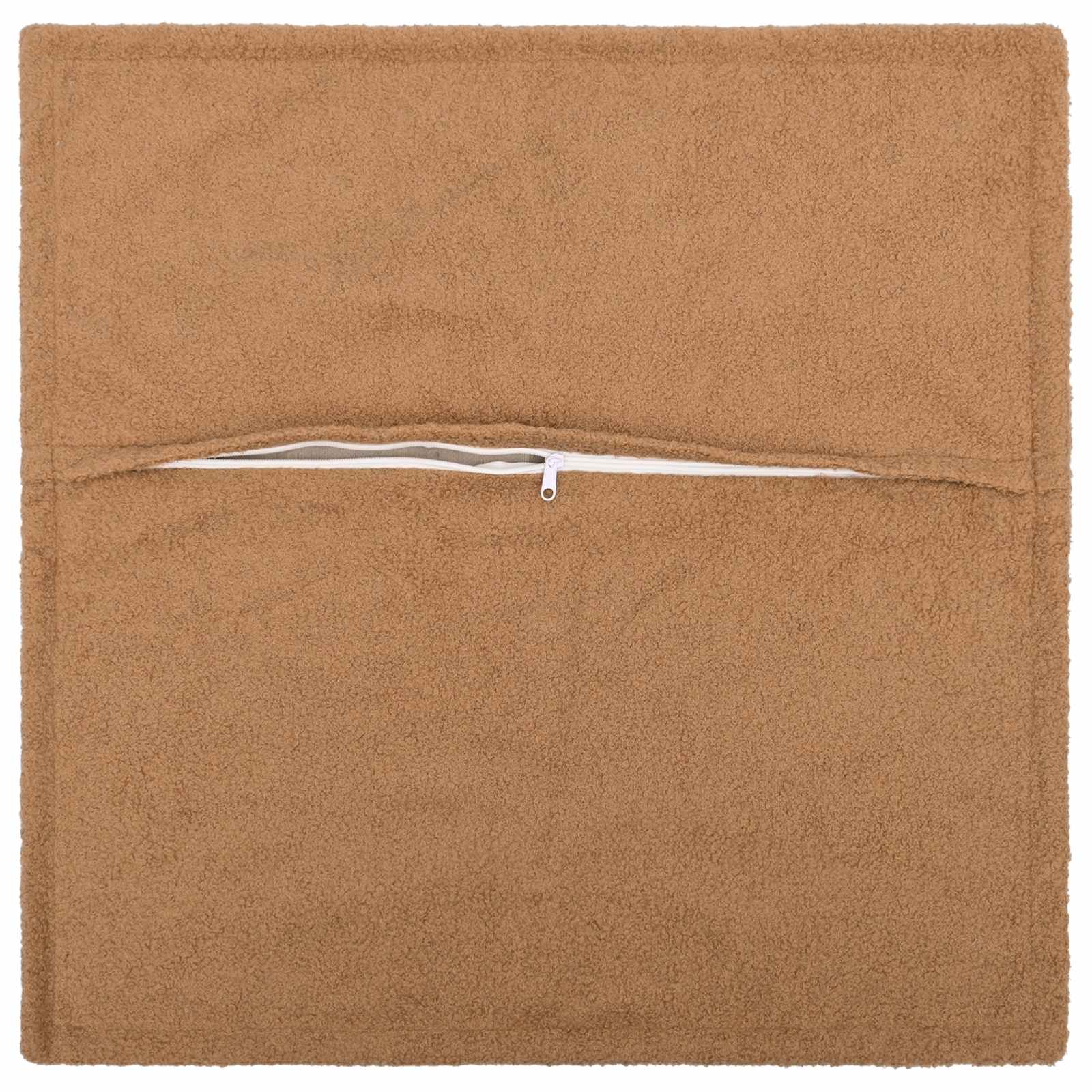 Párna huzat 12 pcs houten bézs 45 x 45 cm bouclé