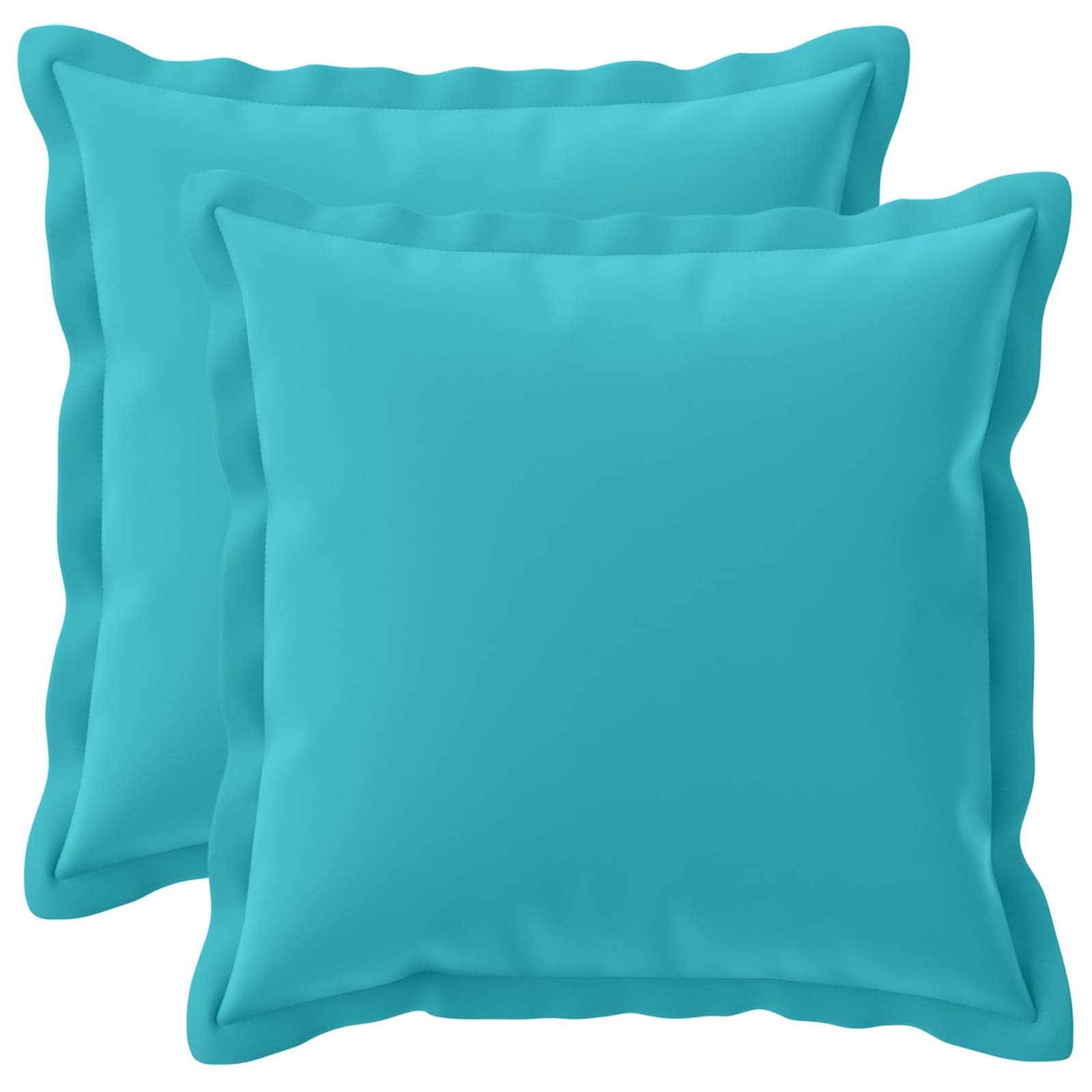 Párna huzat 2 db houten türkiz 45 x 45 cm poliészter