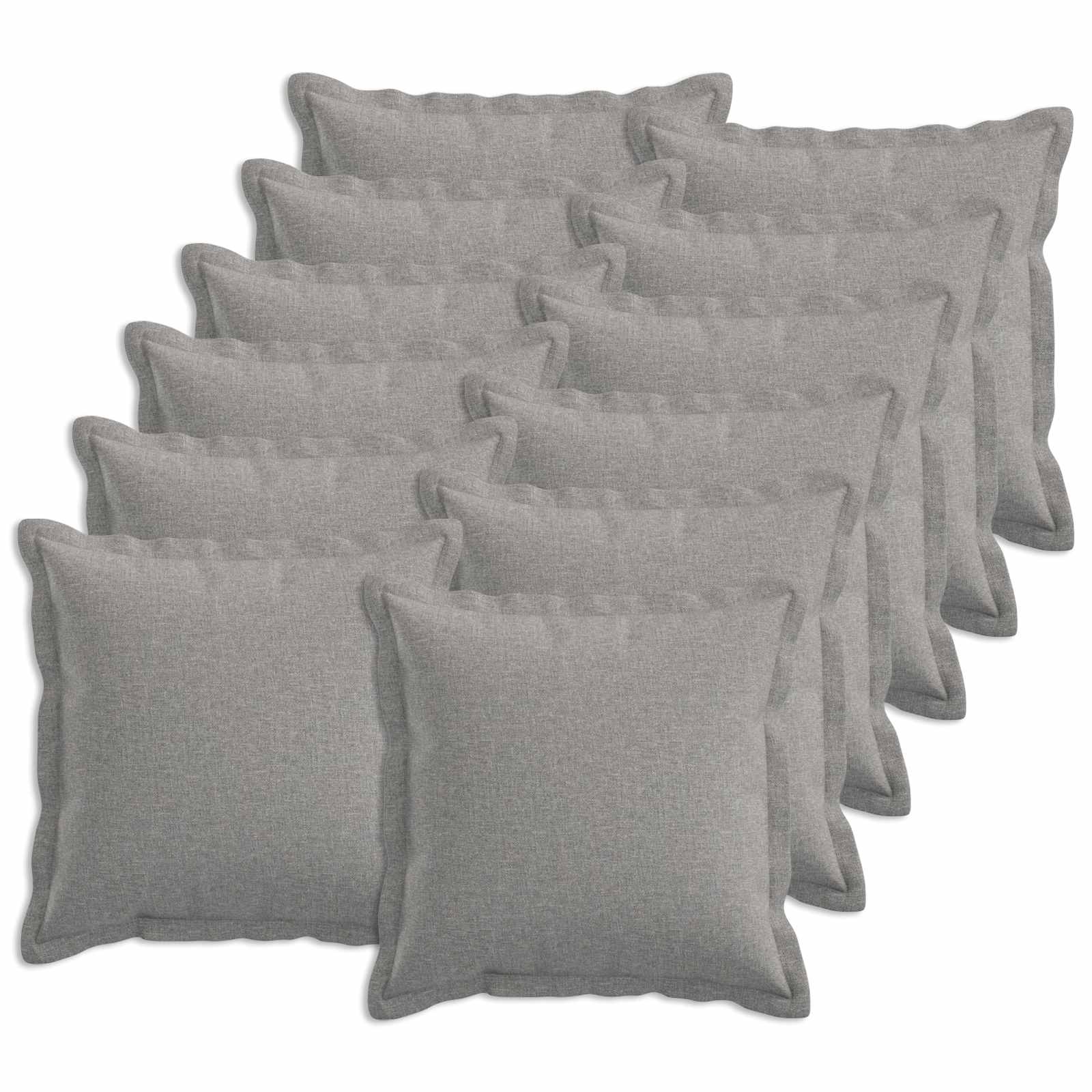 Párna huzat 12 pcs houten felhőszürke 50 x 50 cm műlenszövet