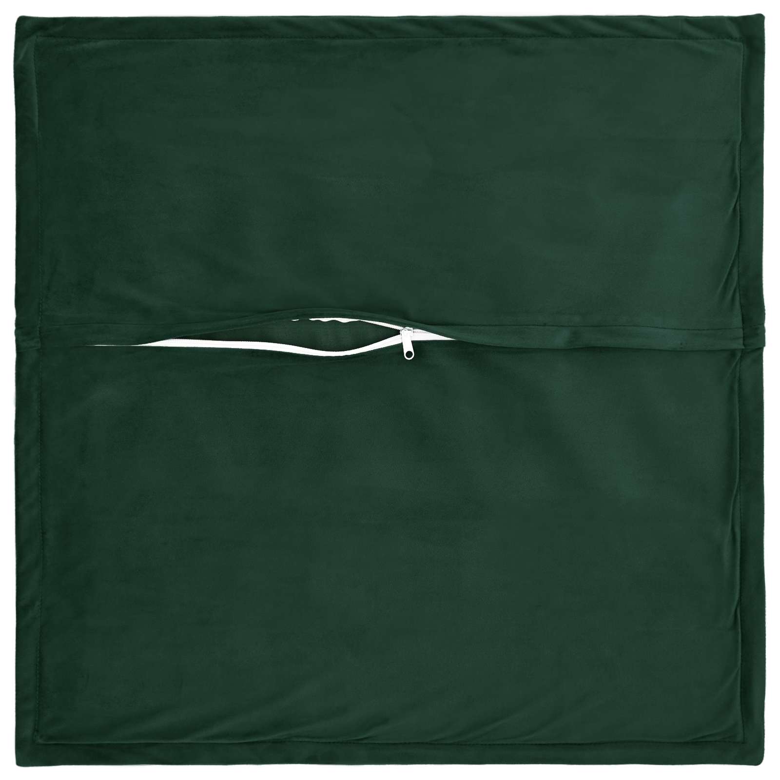 Párna huzat 12 pcs houten sötétzöld 50 x 50 cm bársony