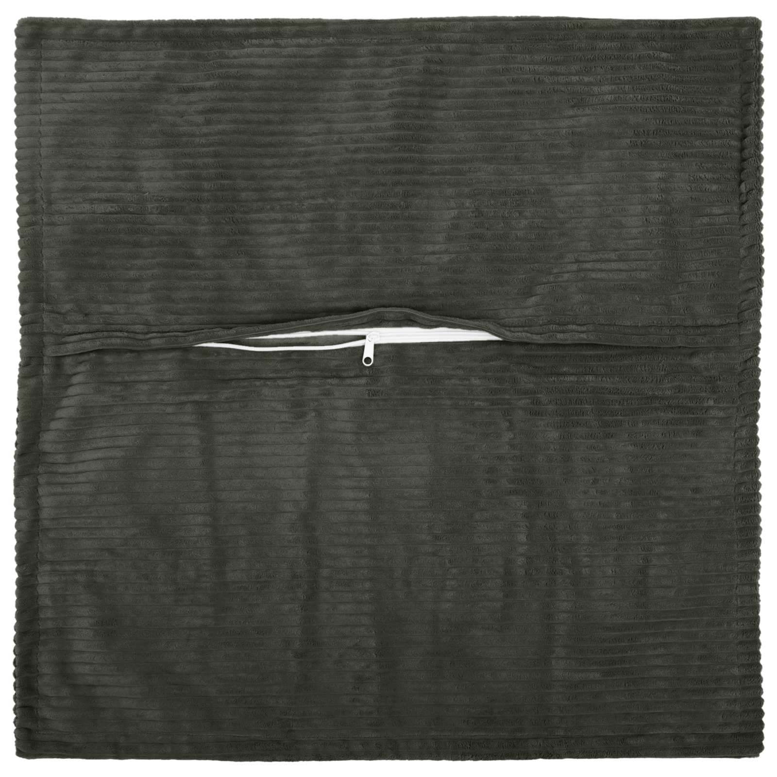 Párna huzat 2 db houten antracitszürke 50 x 50 cm cord