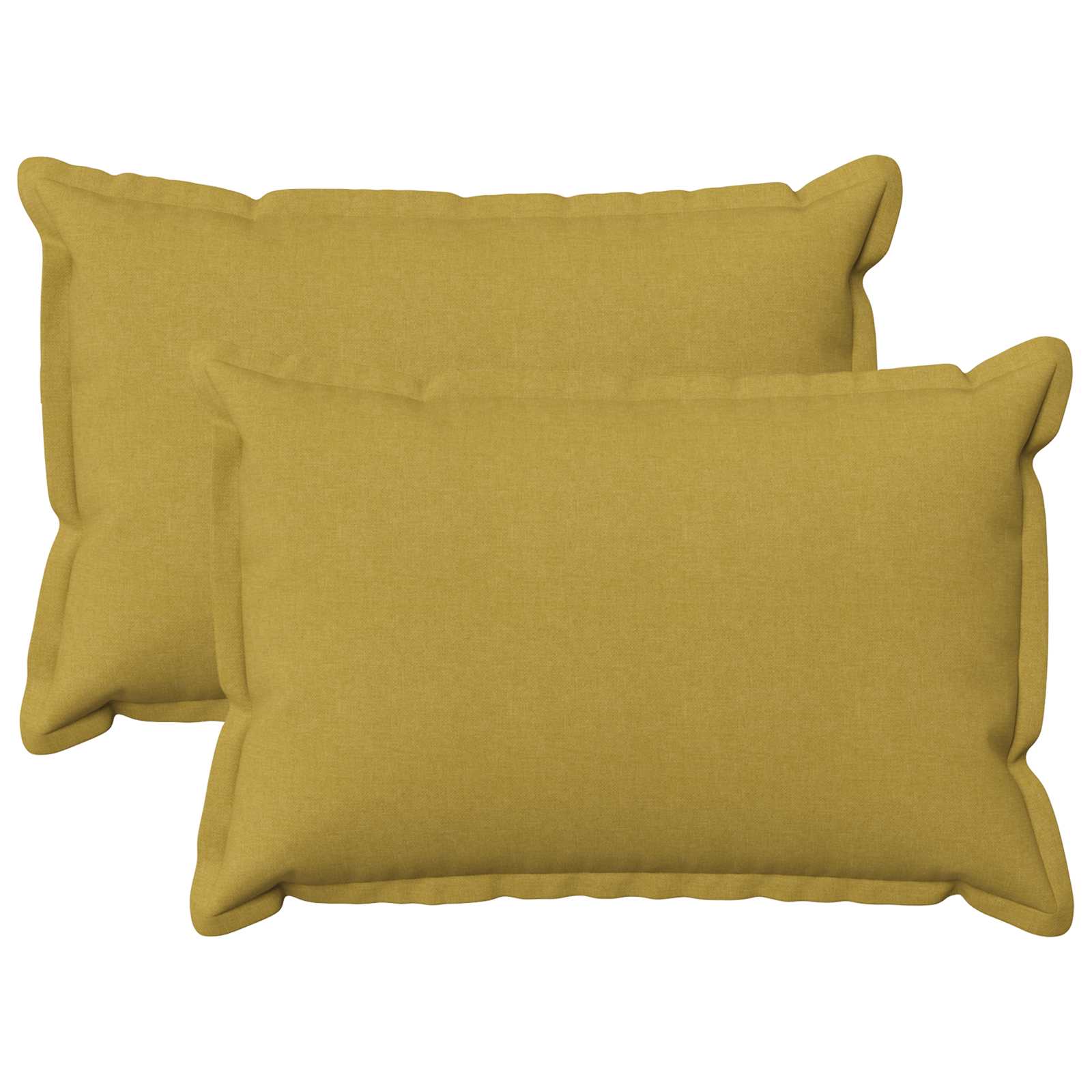 Párna huzat 2 pcs houten világos zöld 50 x 70 cm műlenszövet