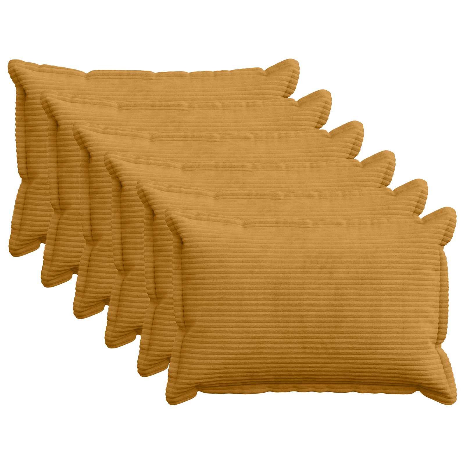 Párna huzat 6 db houten sárga 50 x 70 cm cord