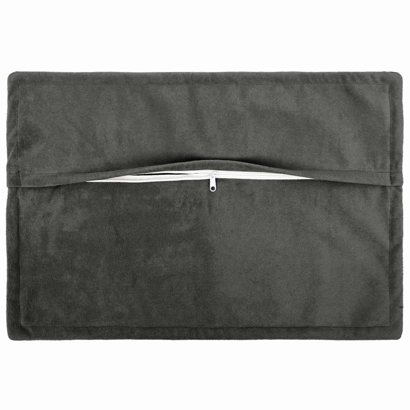 Párna huzat 2 pcs houten antracitszürke 50 x 70 cm
