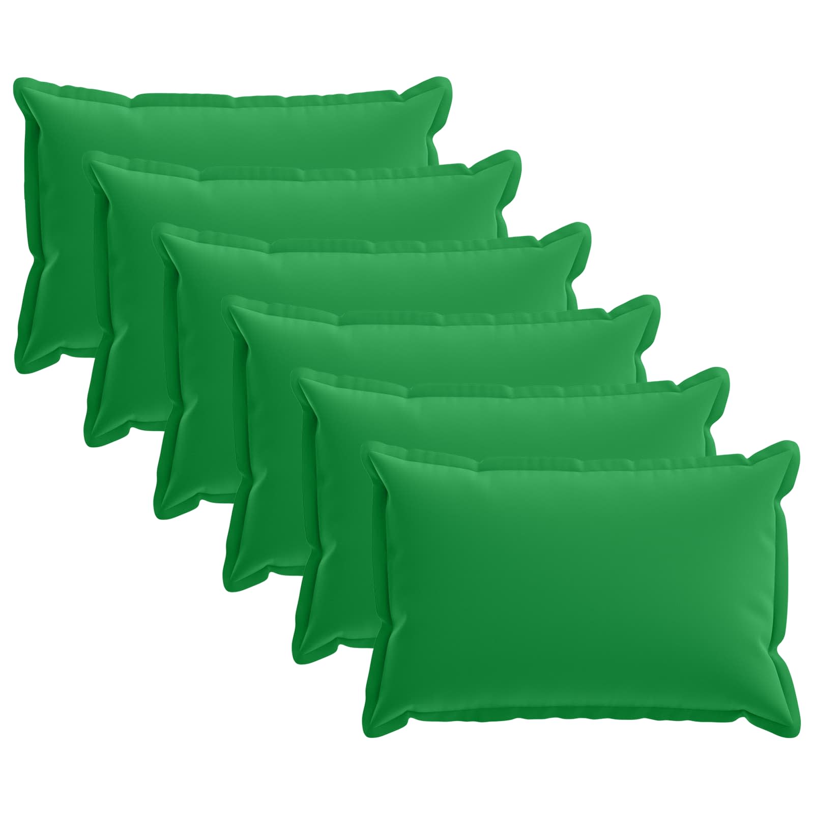 Párna huzat 6 db houten zöld 50 x 70 cm poliészter