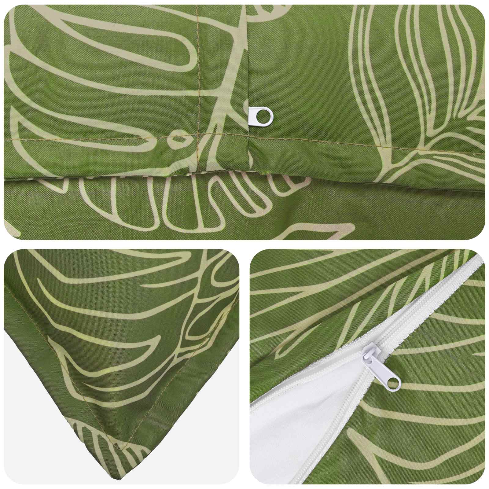 Párna huzat 6 db houten levélminta 50 x 70 cm poliészter