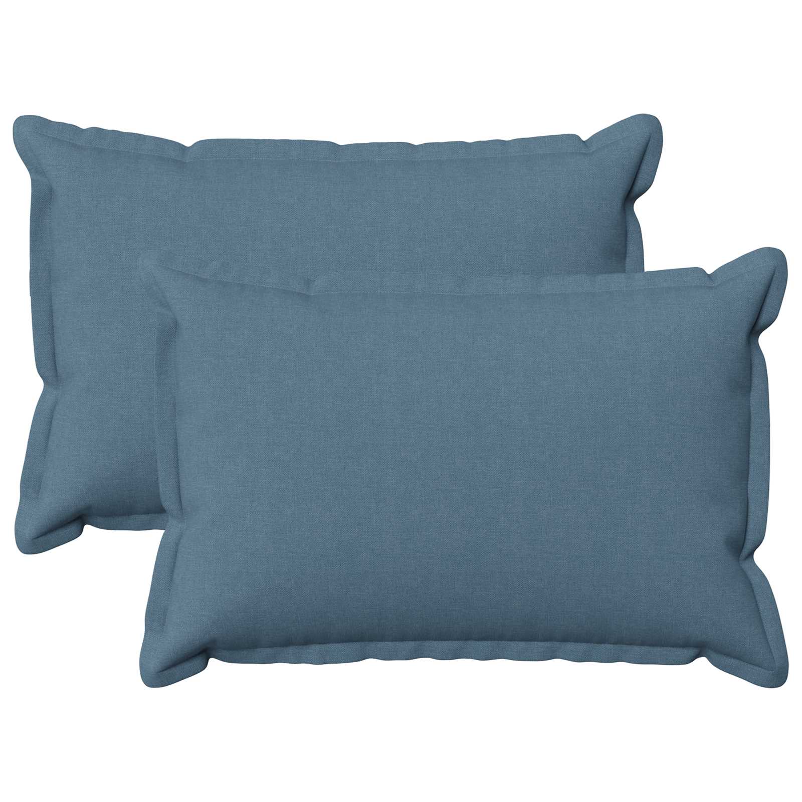 Párna huzat 2 pcs houten farmerkék 50 x 75 cm műlenszövet