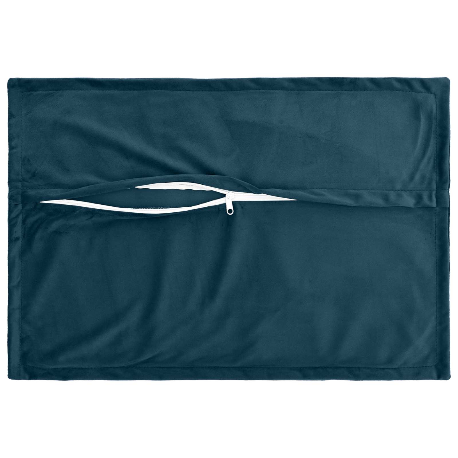 Párna huzat 2 pcs houten kék 50 x 75 cm bársony