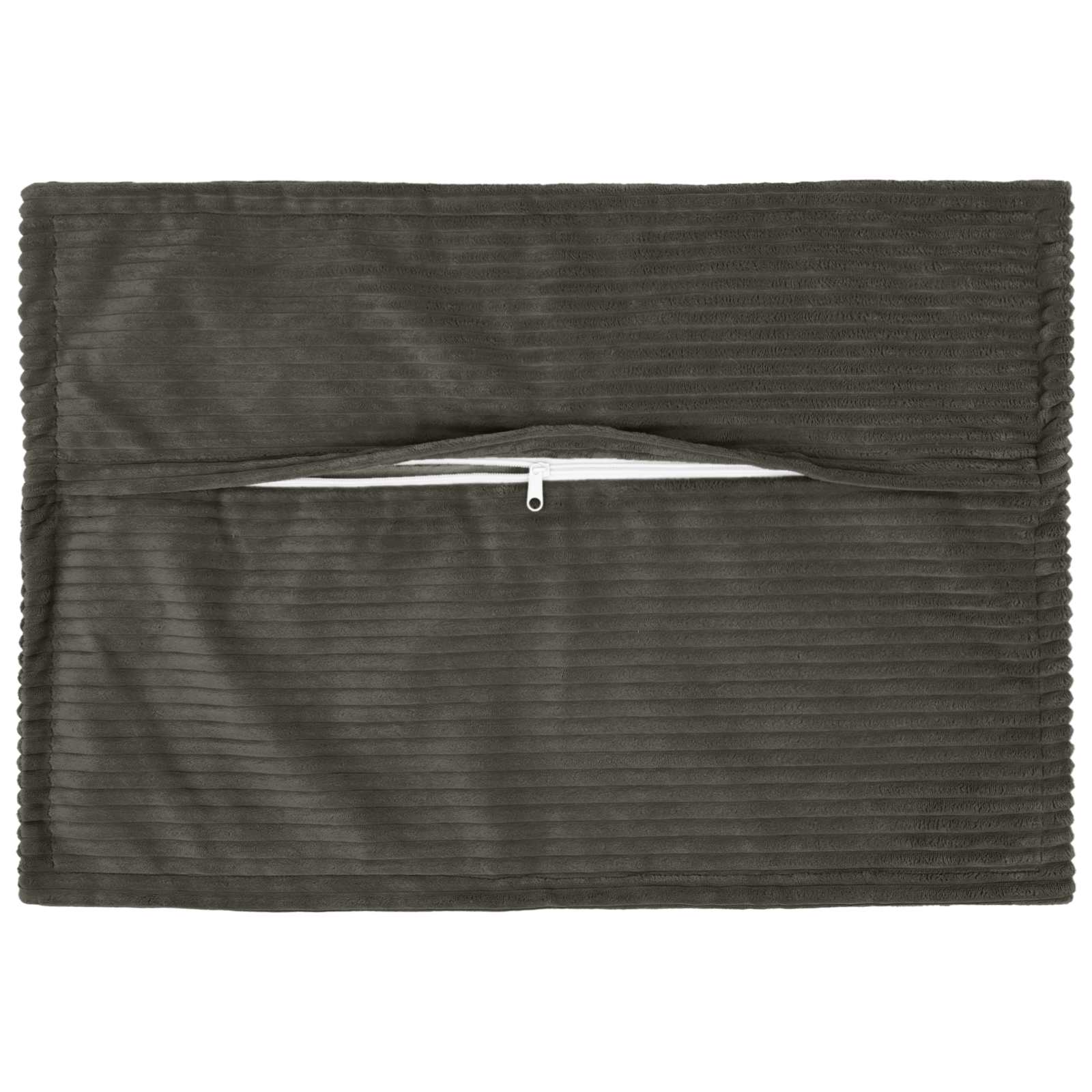 Párna huzat 6 db houten antracitszürke 50 x 75 cm cord