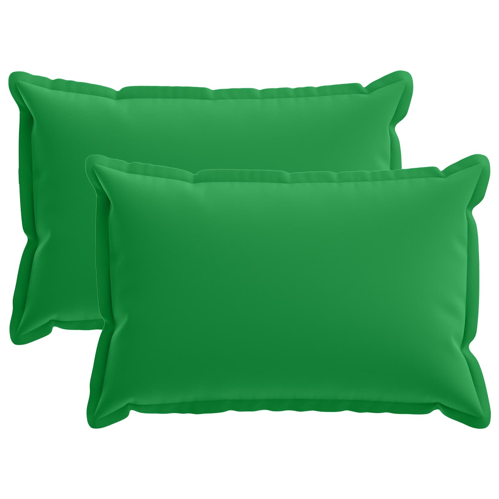 Párna huzat 2 db houten zöld 50 x 75 cm poliészter