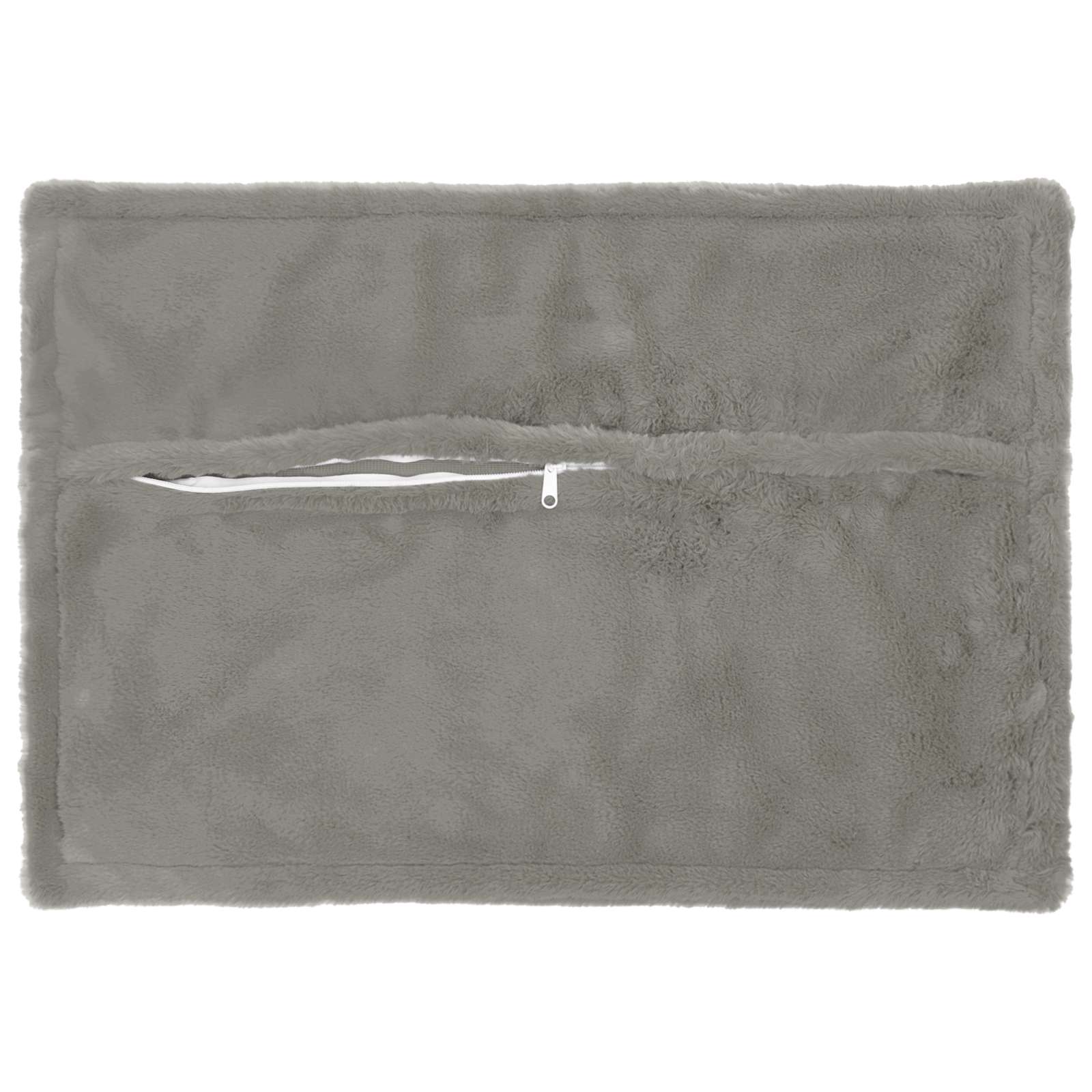 Párna huzat 2 db houten világosszürke 50 x 75 cm műnyúl szőr