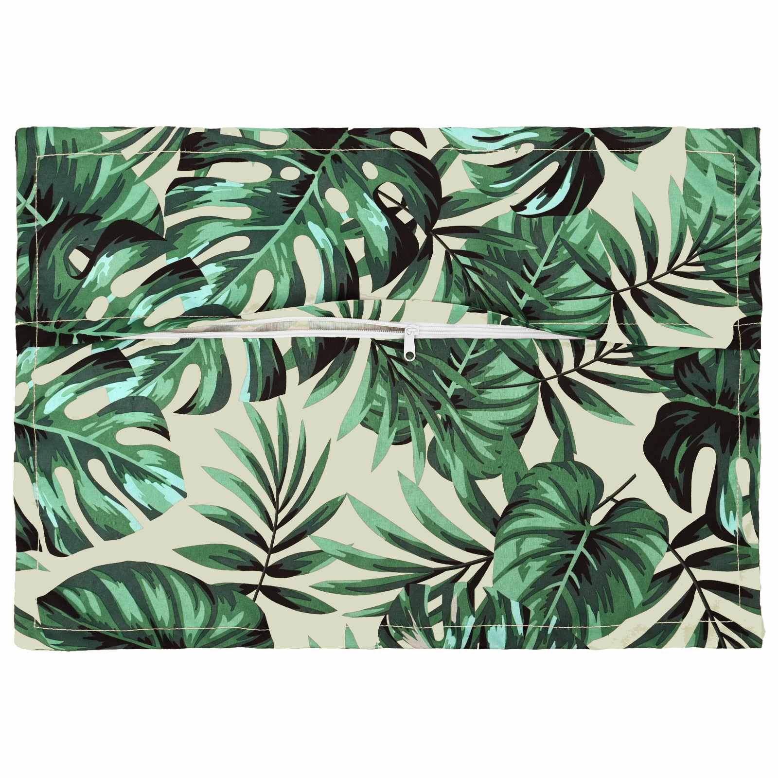 Párna huzat 6 db houten levélminta 50 x 80 cm poliészter