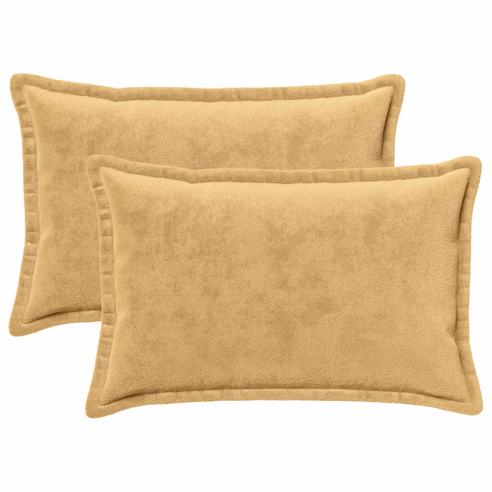 Párna huzat 2 pcs houten tópszínű 50 x 80 cm flanell