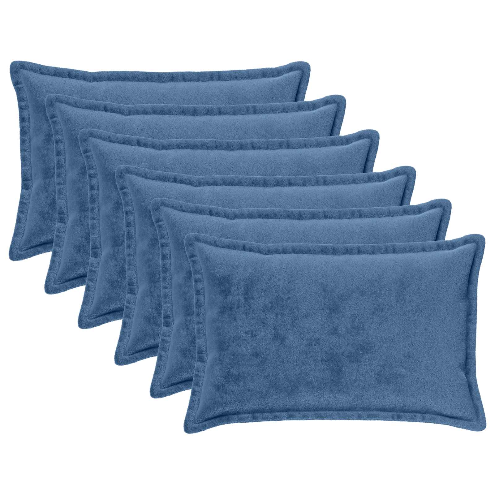 Párna huzat 6 pcs houten világoskék 50 x 80 cm flanell