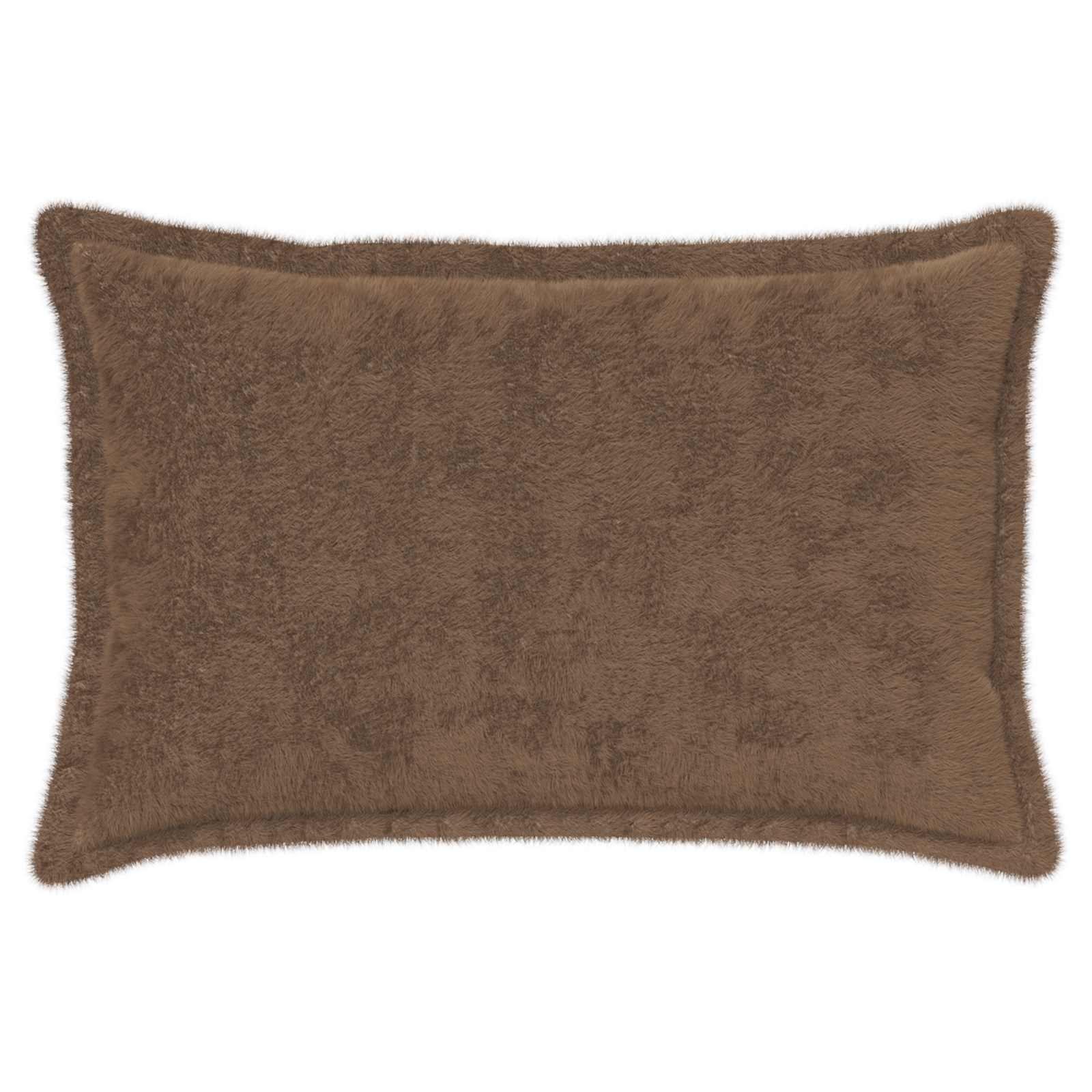 Párna huzat 6 db houten világos barna 50 x 80 cm műnyúl szőr